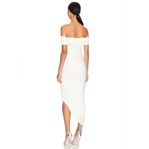 15. NWOT MISHA KEONI MIDI DRESS IN IVORY - Picture 7 of 7